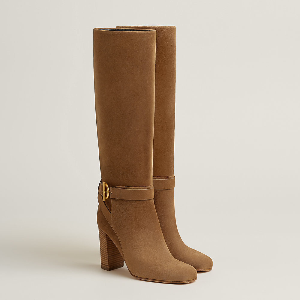 HERMÈS エルメス ハイウエストパンツ テラコッタ ブラウン ヴィンテージ joanna-90-boot--242012Z E6-
